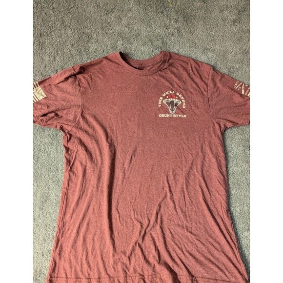 Grunt Style T Shirt Mens Size XL Dont Tread On Me This We'll Defend Short Sleeve - Picture 1 of 11